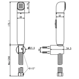 Vòi xịt vệ sinh American Standard DuoSTiX™ WF-TS28B Đen