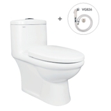 Bồn cầu 1 khối Viglacera V825 xả xoáy + xịt VG826