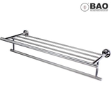 Thanh treo khăn Inox Bao BN107 - Phụ kiện nhà vệ sinh, nhà tắm