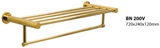 Thanh treo khăn Inox Bao BN200V mạ vàng - Phụ kiện nhà vệ sinh, nhà tắm