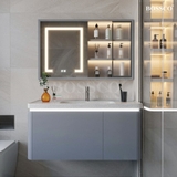Bộ Lavabo tủ BOSSCO BC-A01X chậu đá đúc liền khối