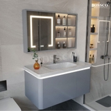 Bộ Lavabo tủ BOSSCO BC-A01X chậu đá đúc liền khối