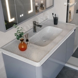 Bộ Lavabo tủ BOSSCO BC-A01X chậu đá đúc liền khối