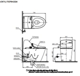 Bồn cầu điện tử TOTO C971/TCF9433A