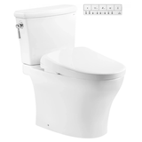 Bồn Cầu 2 Khối TOTO CS986CGW23 Nắp Rửa Washlet TCF47360GAA S7 Giấu Dây