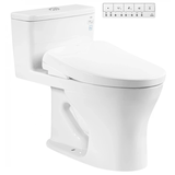 Bồn cầu 1 khối TOTO MS855CDW23 nắp rửa TCF47360GAA