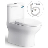 Bồn cầu 1 khối Viglacera V37M + xịt VG826