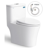 Bồn cầu 1 khối Viglacera V63 + Xịt VG826 + Van VG853