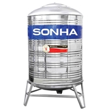 Bồn nước Inox 9000 lít đứng Sơn Hà I304 (9000l) 1 zem Ф1700