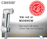 Vòi xịt vệ sinh Caesar BS304CW