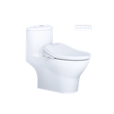 Bồn Cầu 1 khối CAESAR C1375F Nắp Rửa Điện Tử TAF610H