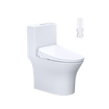 Bồn Cầu 1 khối CAESAR C1391F Nắp Rửa Điện Tử TAF710H
