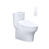 Bồn Cầu 1 khối CAESAR C1394F Nắp Rửa Điện Tử TAF710H