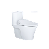 Bồn Cầu 1 khối CAESAR C1395F Nắp Rửa Điện Tử TAF610H