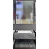 Bộ Lavabo bàn đá bóng Caro CA-030 gương led 60cm