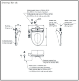 Nắp Rửa Điện Tử Washlet TOTO WASHLET S1 – TCF23661GAA#NW1