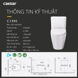 Bồn cầu 1 khối Caesar CD1395