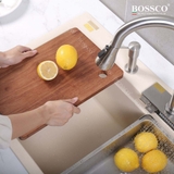 Chậu rửa chén đá BOSSCO BC-A8252KKS 1 hộc 2 phím đa năng