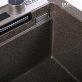 Chậu rửa chén đá BOSSCO BC-A8252NKS 1 hộc 2 phím đa năng