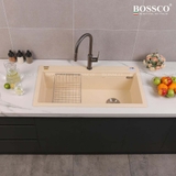 Chậu rửa chén đá BOSSCO BC-B10052KKS 1 hộc