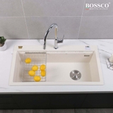 Chậu rửa chén đá BOSSCO BC-B10052TKS 1 hộc