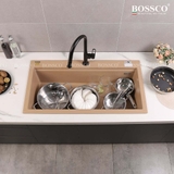 Chậu rửa chén đá BOSSCO BC-B10052VK 1 hộc