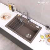 Chậu rửa chén đá BOSSCO BC-B8252NKS 1 hộc