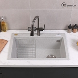 Chậu rửa chén đá BOSSCO BC-B8252XKS 1 hộc