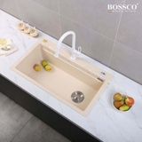 Chậu rửa chén đá BOSSCO BC-B9052KKS 1 hộc