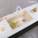 Chậu rửa chén đá BOSSCO BC-B9052KKS 1 hộc