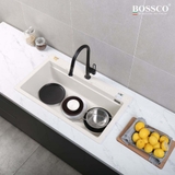 Chậu rửa chén đá BOSSCO BC-B9052TKS 1 hộc