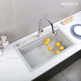 Chậu rửa chén đá BOSSCO BC-B9052XKS 1 hộc