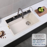 Chậu rửa chén đá BOSSCO BC-C8652TKS 1 hộc 7 phím đa năng