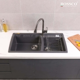 Chậu rửa chén đá BOSSCO BC-E10050XĐ 2 hộc