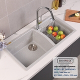 Chậu rửa chén đá BOSSCO BC-E10050XKS 2 hộc