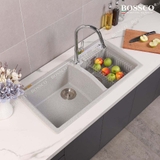 Chậu rửa chén đá BOSSCO BC-E10050XKS 2 hộc