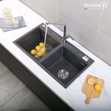 Chậu rửa chén đá BOSSCO BC-FT9050XĐ 2 hộc