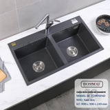Chậu rửa chén đá BOSSCO BC-FT9050XĐ 2 hộc
