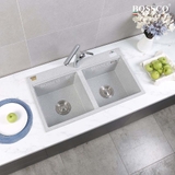 Chậu rửa chén đá BOSSCO BC-FT9050XKS 2 hộc