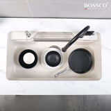Chậu rửa chén đá BOSSCO BC-G9050TKS 1 hộc bo góc