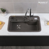 Chậu rửa chén đá BOSSCO BC-KT8150NKS 1 hộc bo góc