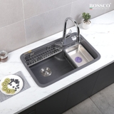 Chậu rửa chén đá BOSSCO BC-KT8150XĐ 1 hộc bo góc