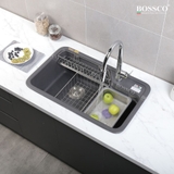 Chậu rửa chén đá BOSSCO BC-KT8150XĐ 1 hộc bo góc