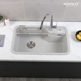 Chậu rửa chén đá BOSSCO BC-KT8150XKS1 hộc bo góc