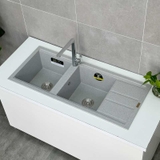 Chậu rửa chén đá BOSSCO BC-XT11650XKS 2 hộc cánh