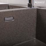 Chậu rửa chén đá BOSSCO BC-XT11650NKS 2 hộc cánh