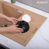 Chậu rửa chén đá BOSSCO BC-XT11650VK 2 hộc cánh