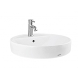 Lavabo chậu rửa mặt TOTO LT700CTR#XW đặt bàn sứ chống bám bẩn