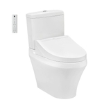 Bồn cầu 2 khối TOTO CS948CDW15 nắp rửa điện tử Washlet giấu dây TCF24460AAA