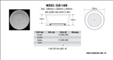 Bồn tắm Oval Euroca EU0-1400 dài 1m4